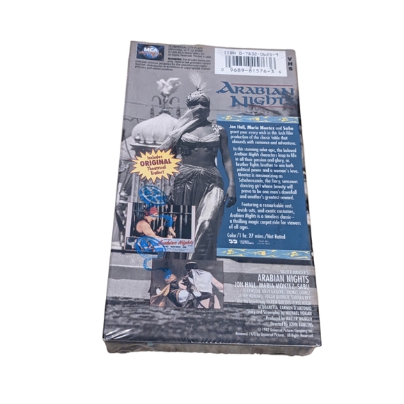 💥🆕 Arabian Nights VHS - Picture 2 of 2